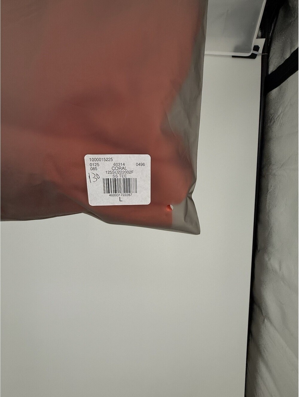 FOG Essentials T-Shirt Coral Pink Size L Brand New Deadstock - Picture 2 of 9